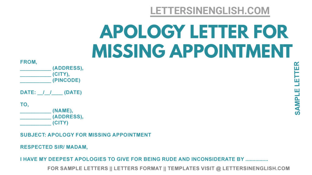 sample letter for apology due to missed meeting, letter seeking apology for missing meeting