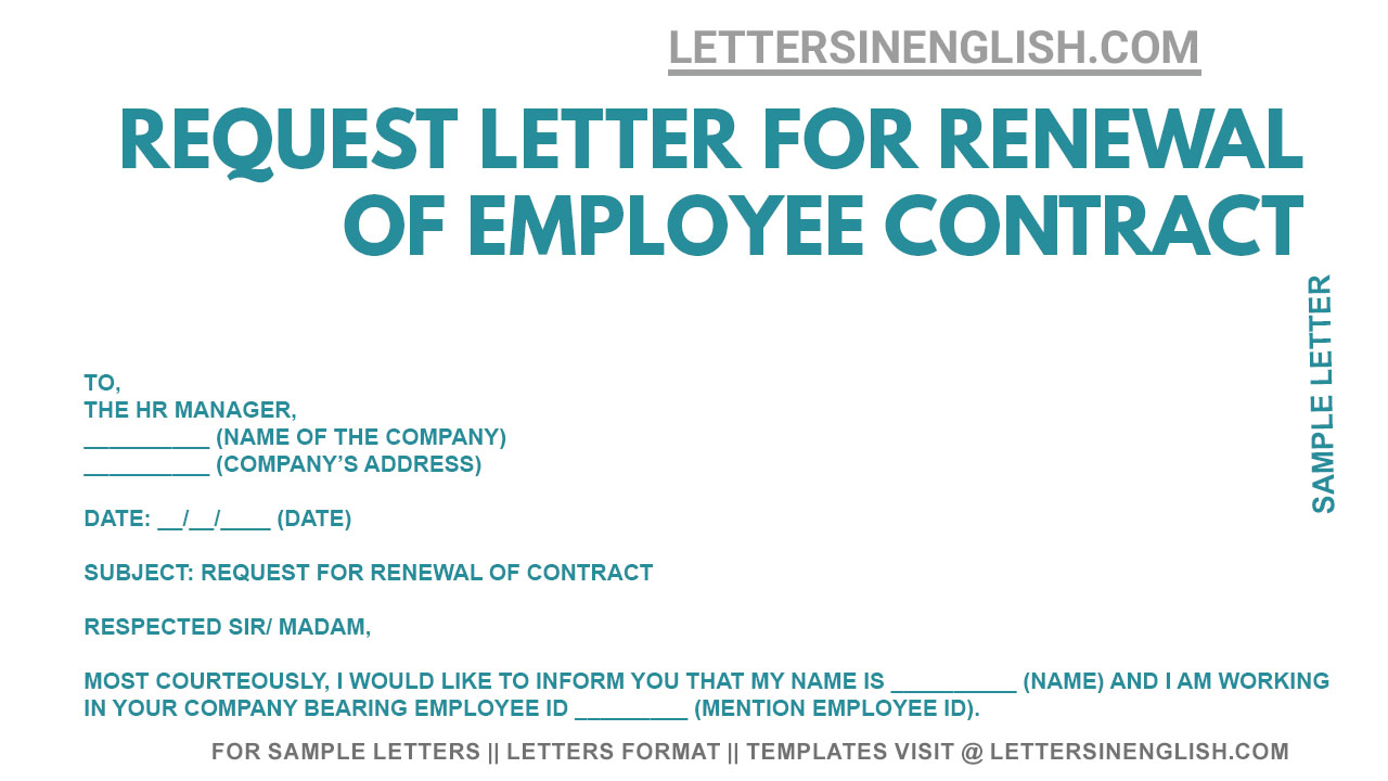 re application letter for contract renewal