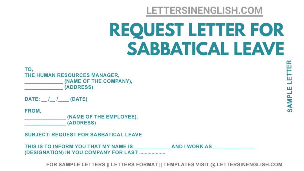 sample letter requesting sabbatical leave, letter asking for extension of maternity leave, apply for sabbatical leave sample letter format