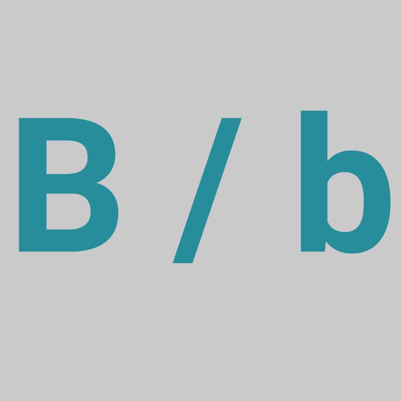 Letter B - The Letter B