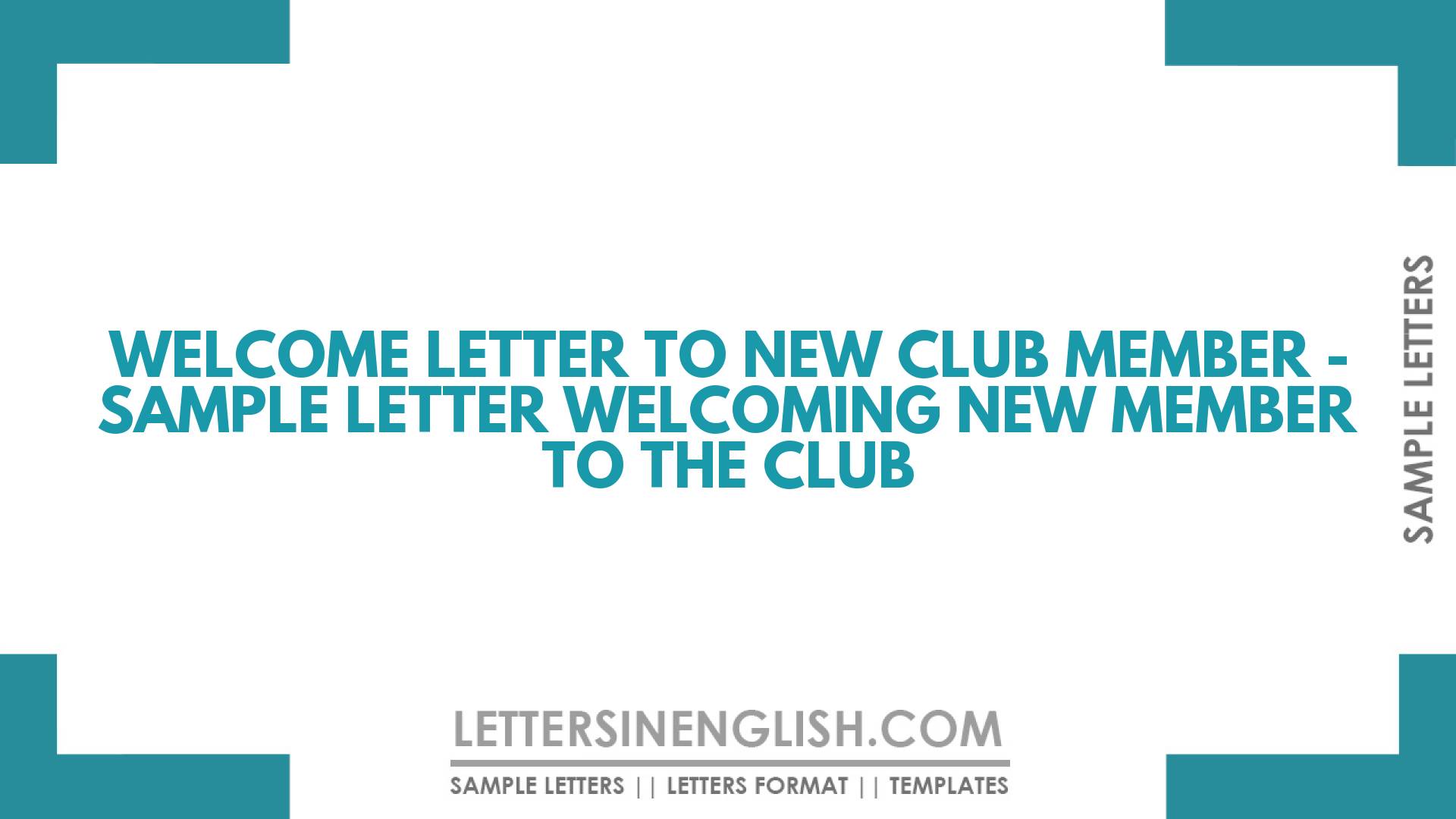 Welcome Letter To New Club Member Sample Letter Welcoming New Member welcome-letter-to-new-club-member-sample-letter-welcoming-new-member